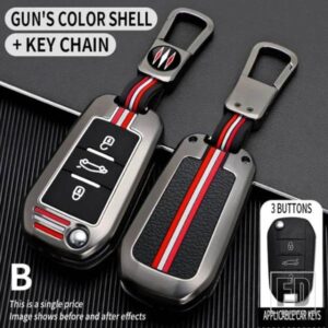 シトロエン C5 C3 C4 C8 ベルランゴ用プジョーパートナーリフター 208 308 508 407 2008 3008 エキスパート金属キーカバー FOB ケースシェル