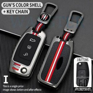 フォードフォーカス 2 3 モンデオフィエスタギャラクシー C-MAX S C マックス 3 ボタンフリップ折りたたみキー 2011 2010 金属キーカバー FOB ケースシェル