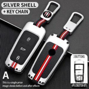 VW フォルクスワーゲンパサート CC 3C B5 B6 B7 B7L R36 MAOGOTAN 制御リモートアクセサリー金属キーカバー FOB ケースシェル
