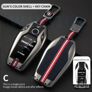 BMW 1 3 5 7 シリーズ X1 X3 X5 X6 X7 F30 G20 F34 F31 G30 G01 F15 G05 I3 M4 シリーズアクセサリー金属キーカバー FOB ケースシェル