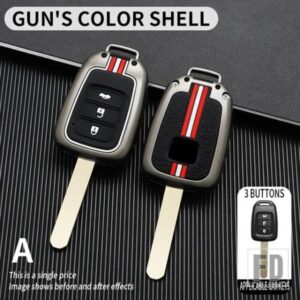 2 3 ボタンキーケースホンダアコード CR-V フィット XRV ヴェゼルシティジャズシビック HRV FRV 金属キーカバー FOB ケースシェル