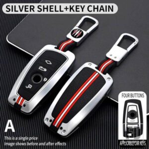 金属キーカバー FOB ケースシェルアクセサリー BMW F 3 5 7 シリーズ X3 X5 F10 F20 F30 F40 E90 E92 E93 CAS4 FEM EWS5