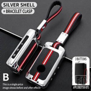 キーホルダーマツダ 3 6 ALEXA SS30 CX30 CX-4 CX5 CX-5 CX8 CX-8 CX-30 CX9 CX-9 MX30 MX5 2022 メタルカーキーカバー FOB ケースシェル