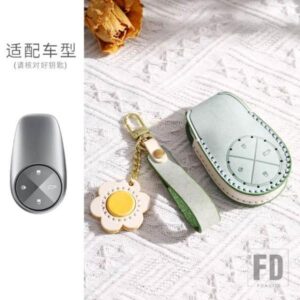 4 ボタン革キーケースカバー NIO ET5 ES7 EC7 WEILAI ES6 2019 ES8 2018 EC6 ET7 EP9 キーレスシェルアクセサリー