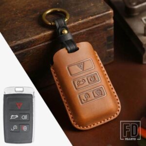 5 ボタンキー FOB ケースカバーランドローバーレンジローバー EVOQUE ディスカバリースポーツ VELAR ジャガー XE XF E-ペース F-ペース 2021 2022