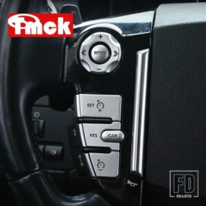 ランドローバーレンジローバースポーツ L320 ディスカバリー 4 LR4 L319 フリーランダー 2 カーアクセサリーステアリングホイールボタンパッチトリムカバー