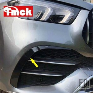 カーアクセサリーフロントバンパーフェンダーリップトリムカバーメルセデスベンツ GLE クラス W167 GLE350/450/53 GLE400D AMG ラインクーペ 2020 +