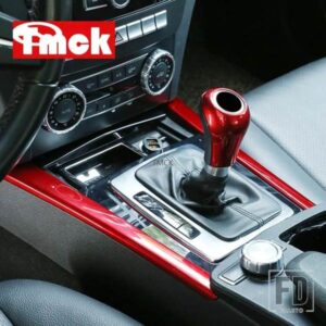 メルセデスベンツ C クラス W204 C180 C200 2007-2013 カーアクセサリーセンターコンソール装飾ストリップギアシフトノブカバートリム