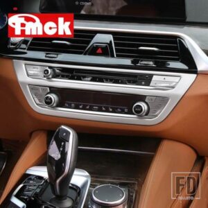 BMW 5 シリーズ G30 2017-22 カーアクセサリー中央制御空調ボタン CD パネルトリムカバー