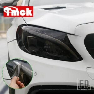 最新メルセデスベンツ A C E GLC GLA CLA GLS GLE クラス W177 W205 W213 ヘッドランプ TPU スモークブラックヘッドライトプロテクターフィルム