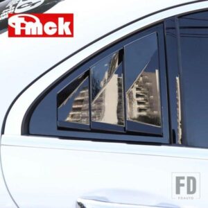 メルセデスベンツ A クラス W176 CLA C クラス W117 C117 W205 リアドアルーバー窓三角シャッタートリムステッカーアクセサリー