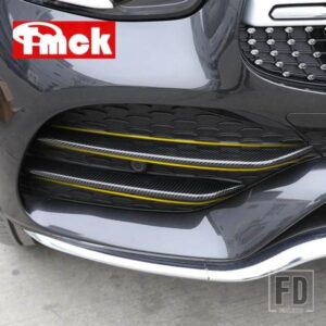メルセデスベンツ GLC クラス X253 GLC200 GLC260 GLC300 2020-2022 + ABS 車フロントバンパースプリッタースポイラーフォグランプカバートリムストリップ
