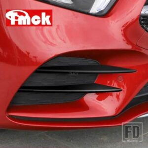 4 個メルセデスベンツ A クラス W177 V177 AMG A35 A180 A200 A220 A250 2019-2023 カーアクセサリーフロントフォグランプストリップトリムカバー