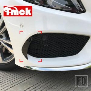 メルセデスベンツ C クラス W205 スポーツ C180 C200 C250 C300 C400 2015-2018 カーアクセサリーボディフロントバンパーリップトリムカバーステッカー