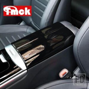 メルセデスベンツ C クラス W206 C200 C220 C260 C300 2022 + ABS カーアクセサリーセンターコンソール片付けアームレストボックスパネルトリムカバー