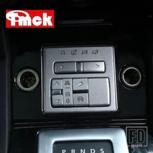 ランドローバーディスカバリー 4 L319 2014 2015 2016 合金カーアクセサリーセンターコンソールモード調整ボタントリムカバー