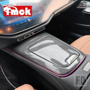 メルセデスベンツ E クラス W214 E200 E220 E260 E300 2024 2025 カーアクセサリー中央制御ギアシフトパネルトリムカバーフレーム