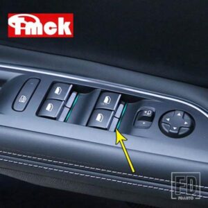 プジョー 4008 5008 GT 2017 2018 2019 カースタイリングドア窓リフトコントロールボタンスイッチパッチトリムカバーステッカーアクセサリー