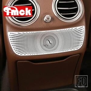メルセデスベンツ C E GLC クラス W205 W213 X253 後列空調エアベントアウトカバートリムステッカーアクセサリー
