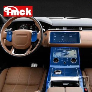 ランドローバーレンジローバー VELAR 2019-2017 ステアリングホイールセンターコンソールギアフィルム中央 AC ナビゲーションプロテクター TPU フィルム