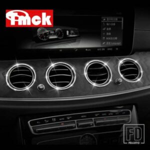 メルセデスベンツ E クラス W213 E200/260/300/320 2016-2019 中央空調エアアウトレットベントリングダイヤモンドトリムカバー