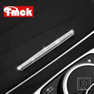 メルセデスベンツ C E GLC クラス W205 W213 X253 カーアクセサリーセンターコンソール水カップフリップダイヤモンドカバートリムステッカー
