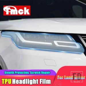 ランドローバーレンジローバー EVOQUE VELAR スポーツヴォーグ L494 L405 ディスカバリー 5 スポーツカーヘッドライト TPU HD クリアプロテクターフィルム