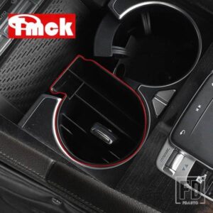 メルセデスベンツ GLE GLS クラス W167 V167 X167 2020 2021 + カーアクセサリーセンターコンソール水カップホルダー収納ボックスオーガナイザー