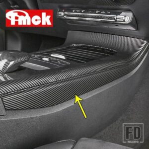 メルセデスベンツ A クラス W177 V177 A180 200 220 250 2019-2024 カーアクセサリーセンターコンソールサイドトリムカバー装飾ストリップ