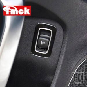ステンレスカーアクセサリーテールドアトランクボタンスイッチカバートリムステッカーメルセデスベンツ A クラス W177 A180 A200 2019 +