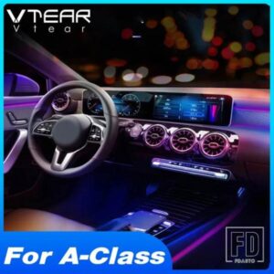 LED アンビエントライトタービンエアコンアウトレットインテリアメルセデスベンツ A クラス CLA W177 アクセサリー 2019-2021
