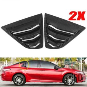 1 ペアサイドリアウィンドウルーバーシャ??ッターカバートリムトヨタカムリ SE XSE L LE XLE 2018 2019 2020 スタイリング