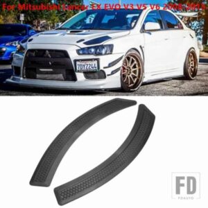 フロントフェンダーサイドベントカバートリムステッカー三菱ランサー EX EVO V3 V5 V6 2008-2015