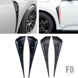 汎用車フェンダーサイドベントステッカー自動車アクセサリーボディ装飾カバーアウディ A6 C7 S3 8V 8P RS5 Q7 C7 A4 B6 A6