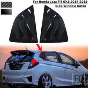 ペア羽口ルーバーベントホンダジャズフィット GK5 2014-2019 ハッチバック/カーボンリアウィンドウルーバーカバー