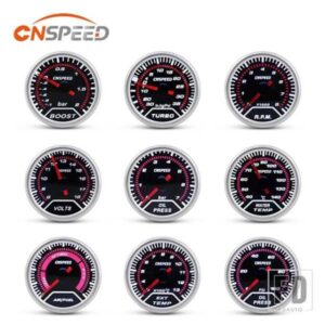 2 インチ52 MMターボブーストゲージバー PSI 水温計センサー油温オイルプレスメーター電圧計タコメーター