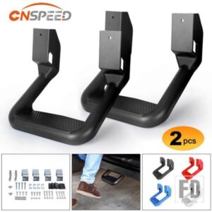 CNSPEED 2 個トラックサイドステップバーノンスリップアルミピックアップスティラップボードペダルフォード/トヨタ/シボレー/ダッジピックアップ車用