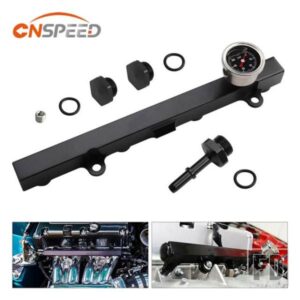 アルミ燃料圧力レギュレータゲージ燃料レールキットホンダ K20 K20A K24 K24A RSX シビック SI インテグラ EP3 ゲージ付き