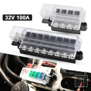 4/8 ウェイトラック回路ヒューズボックスヒューズアクセサリー 12V 24V サーキットブレーカーブレードヒューズ回路スタンダード ATO