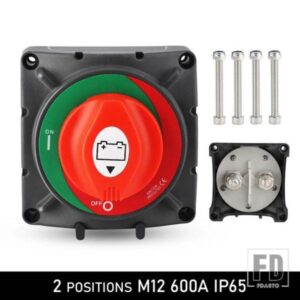 600A バッテリースイッチトラック/ヨットオンオフバッテリースイッチ 2 ポジション自動車カットオフ切断アイソレータ SW