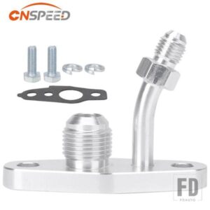 CNSPEED AN10 AN8 AN4 汎用ターボオイルリターンフィードドレンフランジ M8 X 1.25 MMトヨタ CT20 CT26