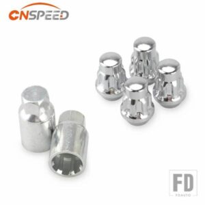 4 個 12 1.5 MM合金ロックホイールナットテーパーセキュリティボルトキー防止レーシングカーホイールロックラグナットボルト