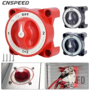 CNSPEED 2 3 4 ポジションバッテリー切断 12V スイッチアイソレーターバッテリー回路カッター キャンピングカー RV トラック ボート キャラバン用