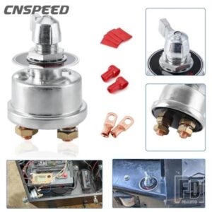 CNSPEED 12V-48V 高電流バッテリーサーキットブレーカー 250A バッテリー電源カットアイソレータキルスイッチ車 RV マリン用パネル付き
