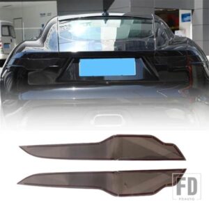 ジャガー F-TYPE 2013-2024 ABS ブラックテールライトカバーインジケータ光カバー装飾アクセサリー