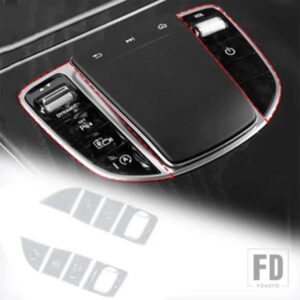 メルセデスベンツ C クラス GLC E クラス V クラス W205 X253 W213 W447 2015-2021 中央制御マウスボタンステッカーカーアクセサリー