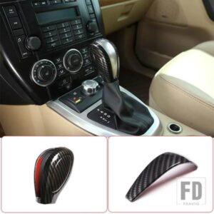 ランドローバーフリーランダー 2 2007-2015 ABS カーボンギアシフトヘッドカバーステッカーインテリアアクセサリー