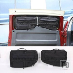 トヨタ FJ クルーザー 2007-2021 テールゲート窓収納袋多機能ツール収納袋カーアクセサリー