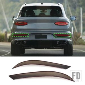 ベントレー BENTAYGA 2021-2023 ABS ブラックリアフォグランプカバーカバーステッカー車外装アクセサリー
