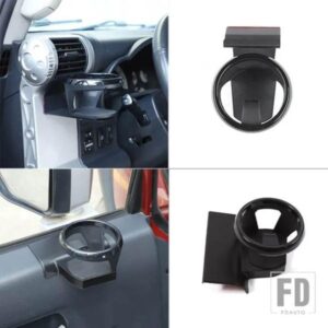 トヨタ FJ クルーザー 07-21 カーボンセンターコンソールサイド空調アウトレット水カップブラケットアクセサリー
